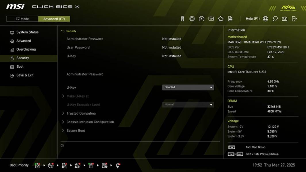 MSI MAG B860 TOMAHAWK WIFI-5